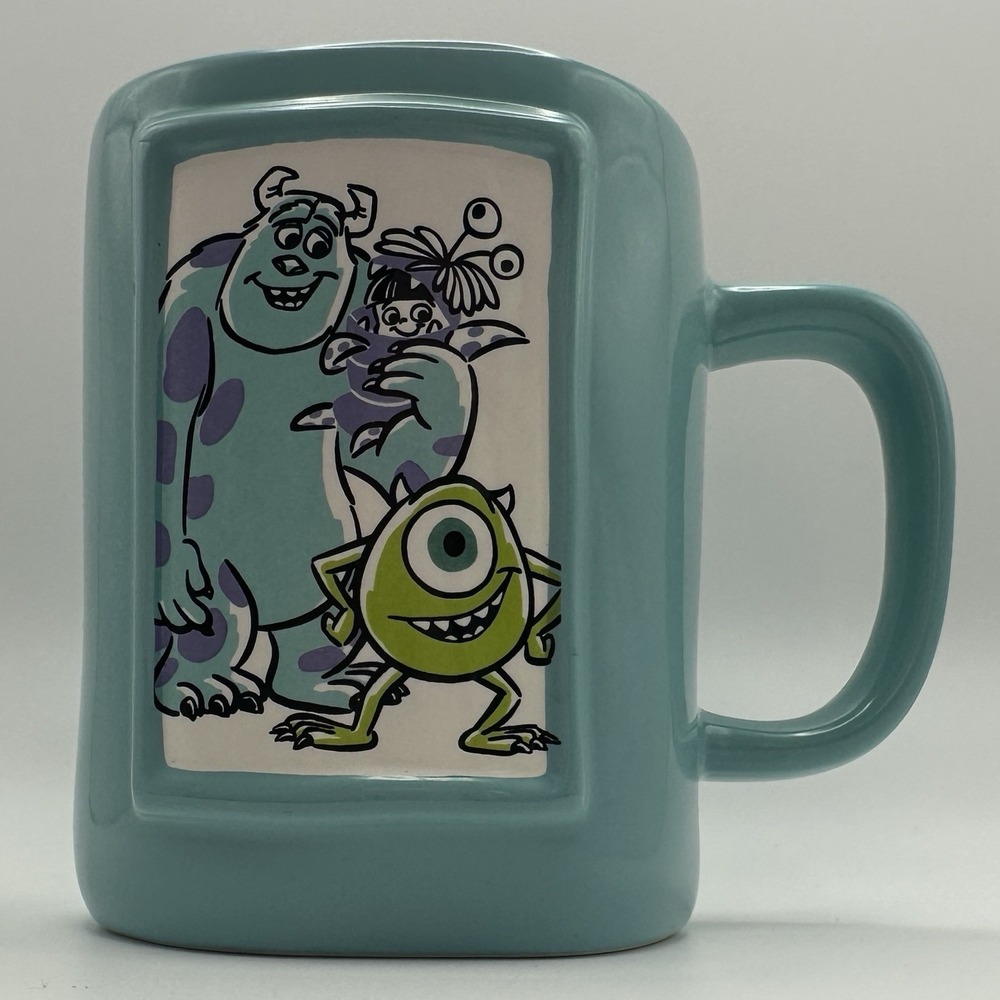 Rae Dunn Monsters Inc Mug Double-Sided Disney Pixar Artisan Magenta 239